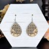 Pumpkin Engraved Earrings