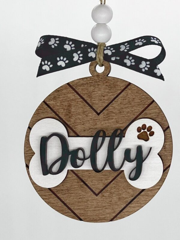 Dog Bone Christmas Ornament - Image 3