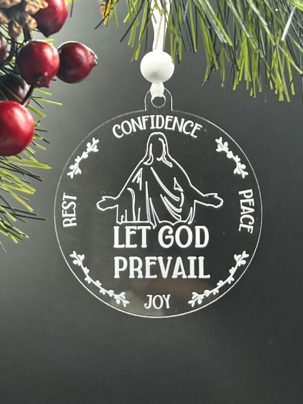 Let God Prevail Ornament with Promised Blessings